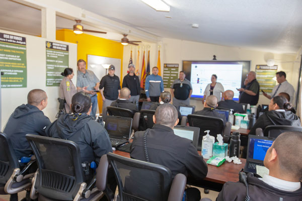PAGC visit and learn from Navajo Tribal Police
