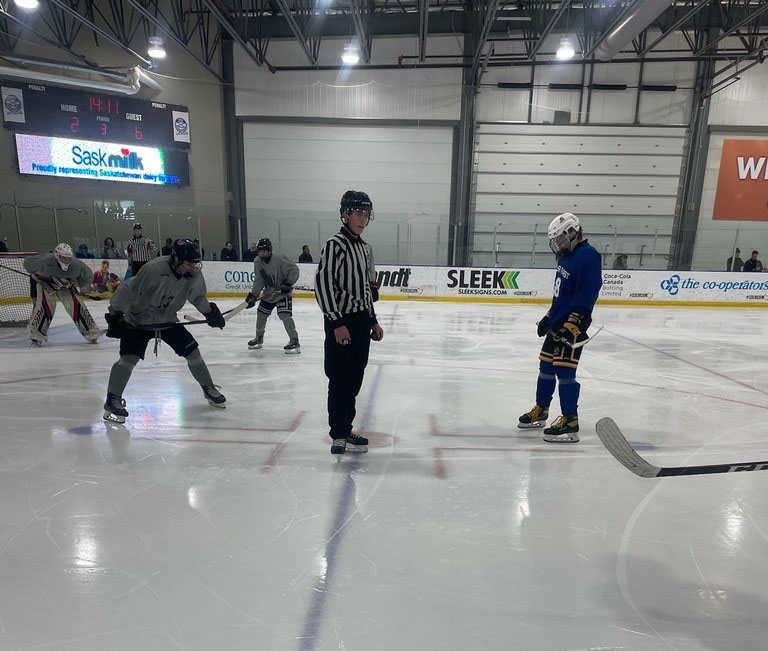 Local referee honored with Hockey Saskatchewan Most Promising Official Award
