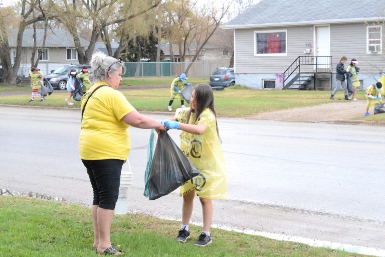 Students take to the outdoors as part of Prince Albert-wide community cleanup