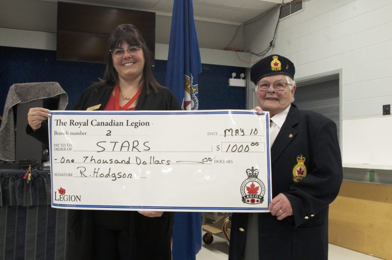 Prince Albert branch of Royal Canadian Legion provides boost to local cadets and air ambulance service