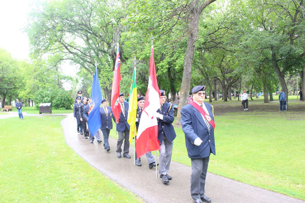 Legion celebrating Canada Day at Kinsmen Park