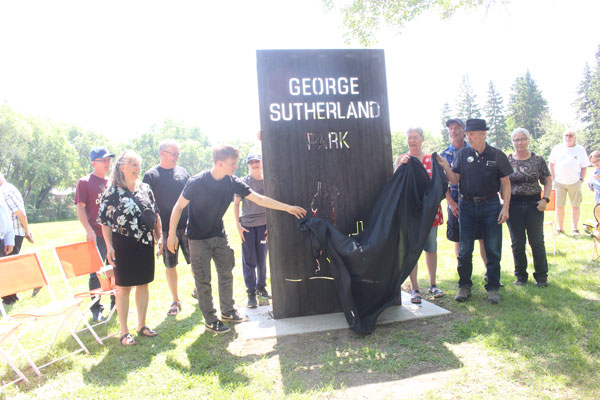 George Sutherland Park unveiled by City of Prince Albert