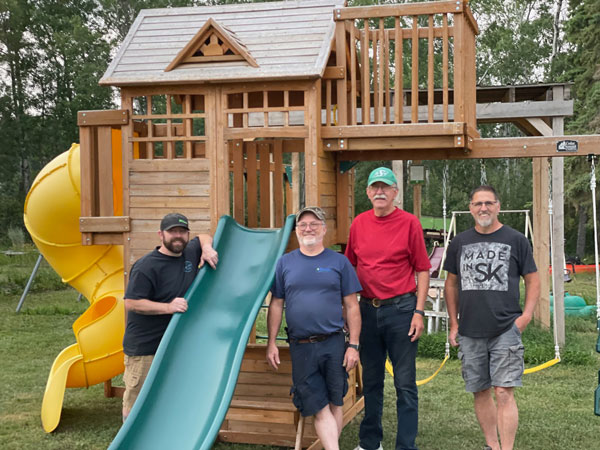 Jessy’s Garden receives improved play structure thanks to Prince Albert Optimist Club