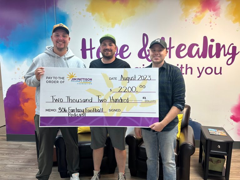 Local sports podcast to donate $2,200 to Jim Pattison Children’s Hospital Foundation
