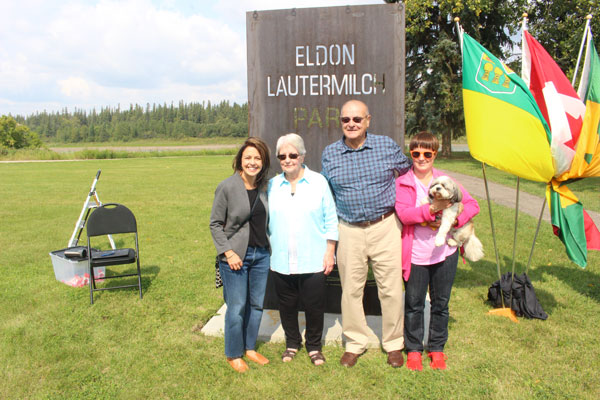 City unveils Eldon Lautermilch Park to recognize longtime MLA
