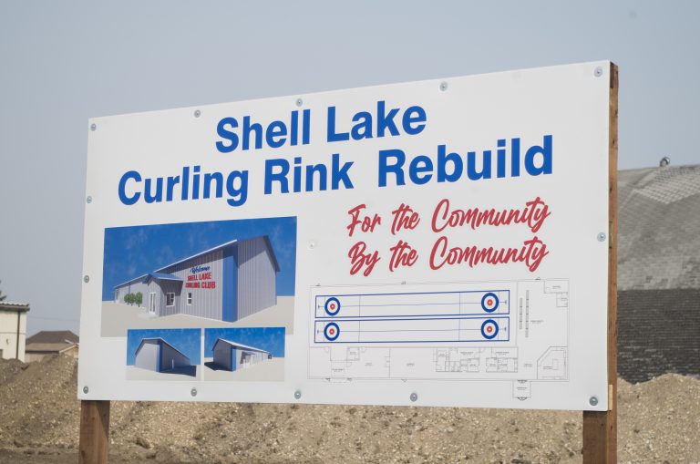 Shell Lake celebrates sod-turning on new curling rink