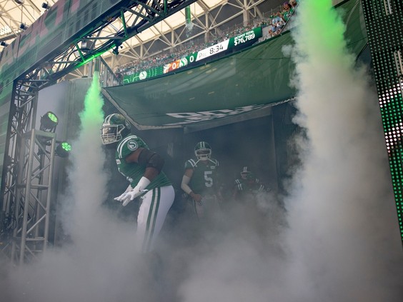 Roughriders look to clinch playoff spot Friday in Calgary