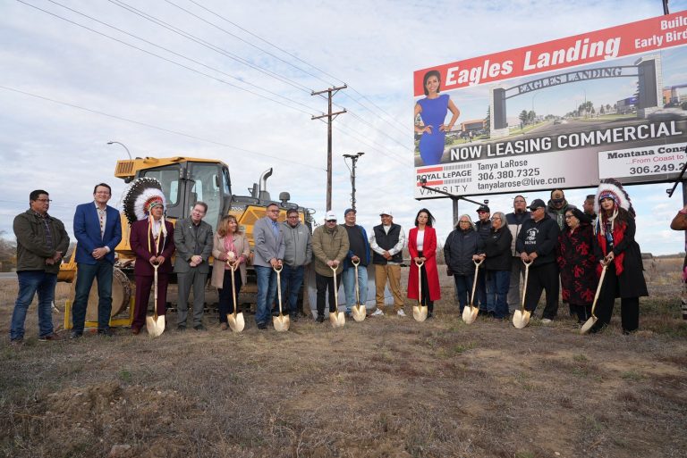 Red Pheasant Cree Nation breaks ground on retail plaza in North Battleford