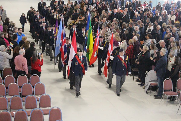 Packed house as Remembrance Day service returns to Prince Albert Armoury