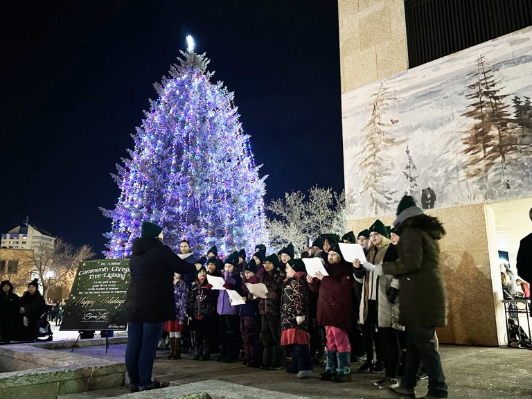Tree lighting ceremony brightens up City Hall: Photo Gallery