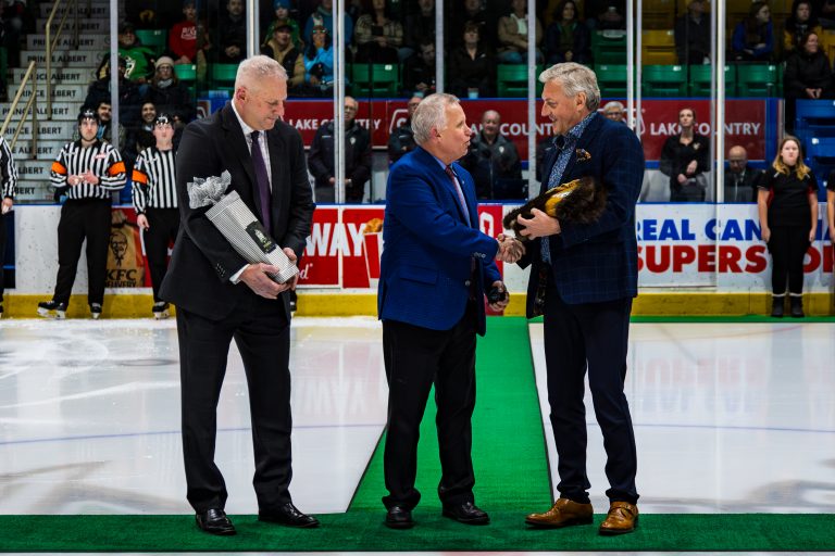 Retiring WHL Commissioner Ron Robison makes final visit to Prince Albert