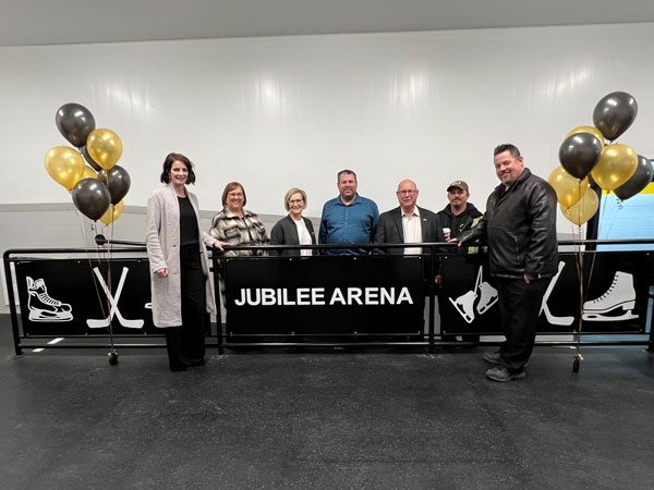 Town of Nipawin officially opens dressing room renovations at arena complex