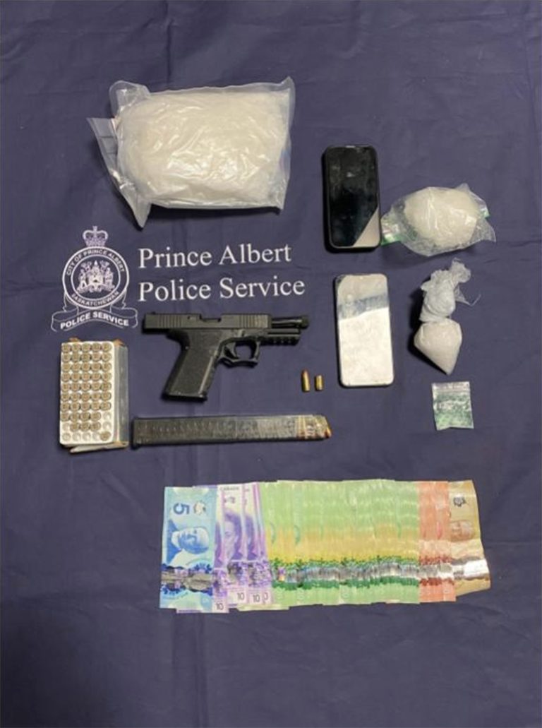 Police make two arrests, seize drugs and handgun