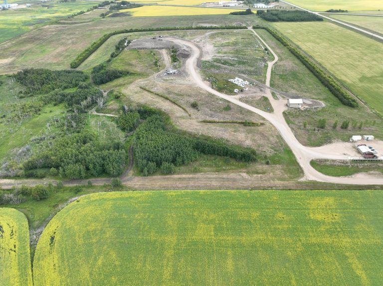 Melfort decommissioning landfill cell, preparing replacement