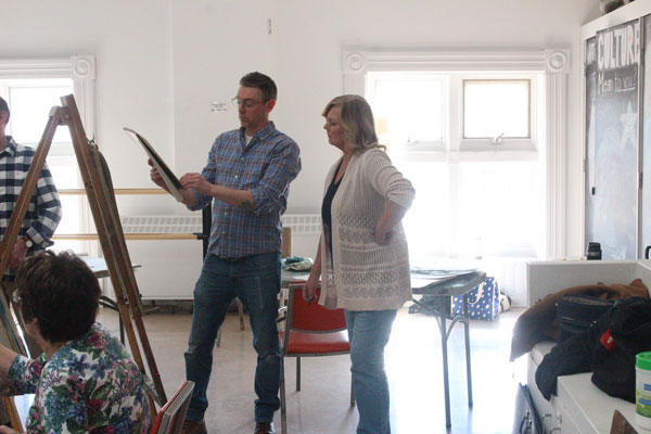 Art of portraits taught at workshop in Margo Fournier Arts Centre