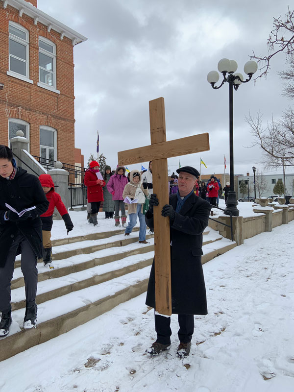 Way of the Cross brings Easter season to downtown Prince Albert