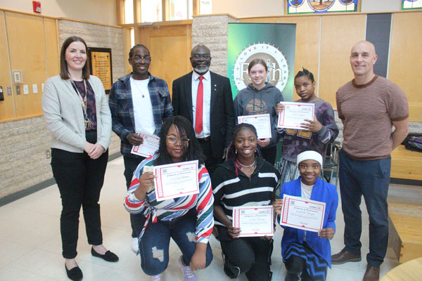 Ecole St. Mary students receive second CACERMDI Young Person of the Year Award