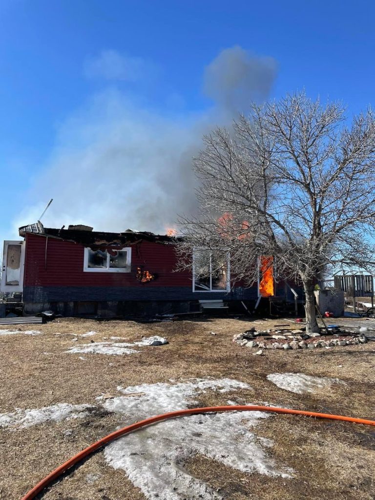 RM of Kinistino home lost to fire