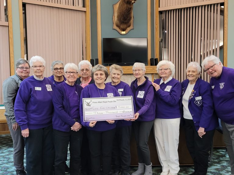 Royal Purple Elks busy with donations in March