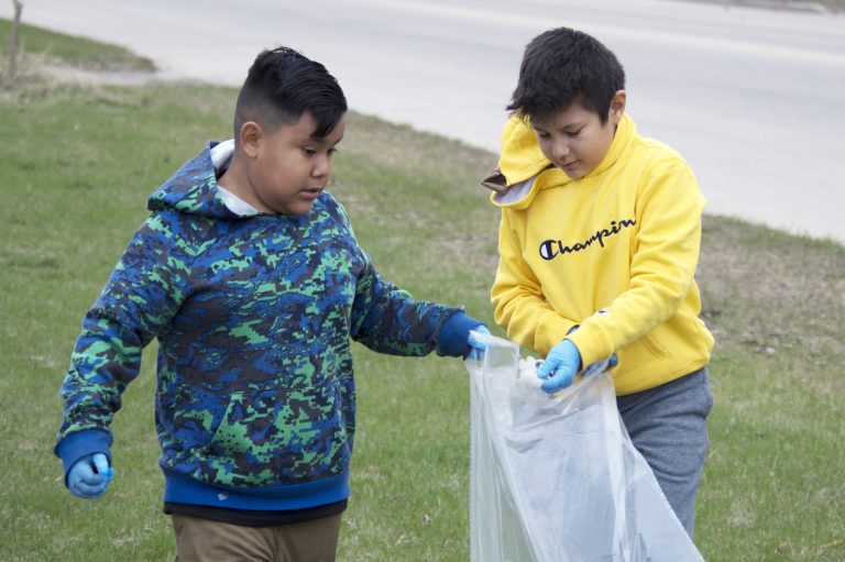 Out with the old: Prince Albert students help kick-off Community Clean-Up Week