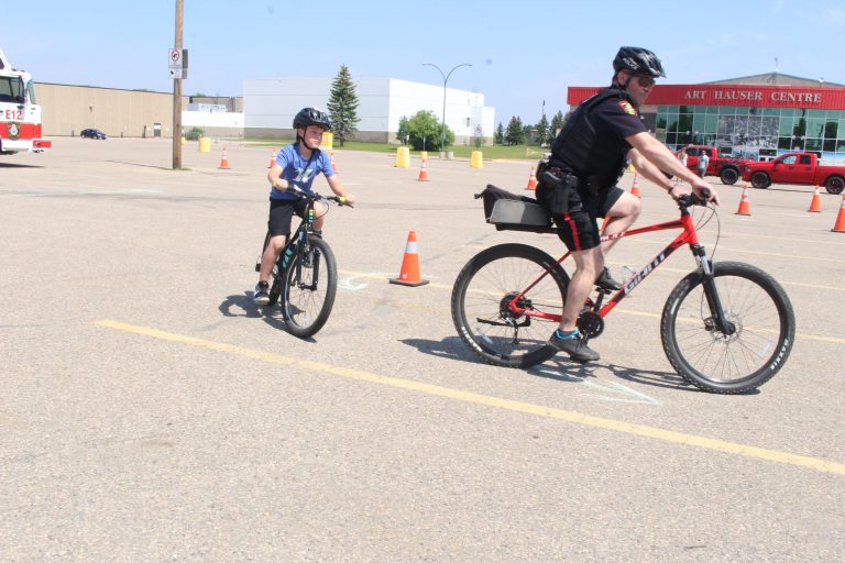 Prince Albert Police Service bike rodeo sets the stage for a safe summer
