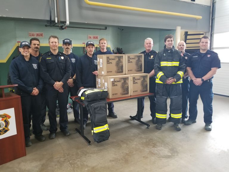 ‘A move in the right direction’: Prince Albert firefighters welcome new turnout gear designed to reduce occupational cancer rates