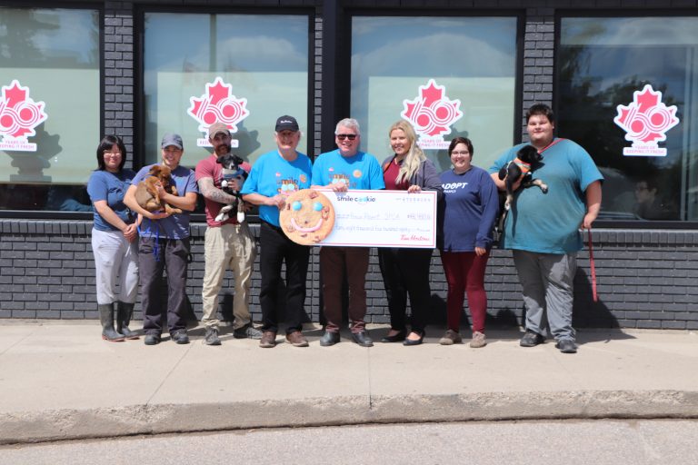 Smile Cookie Campaign raises over $48,000 for Prince Albert SPCA