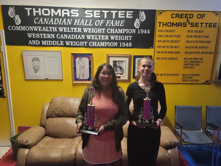Thomas Settee Boxing Club honours sisters as Most Valuable Boxers