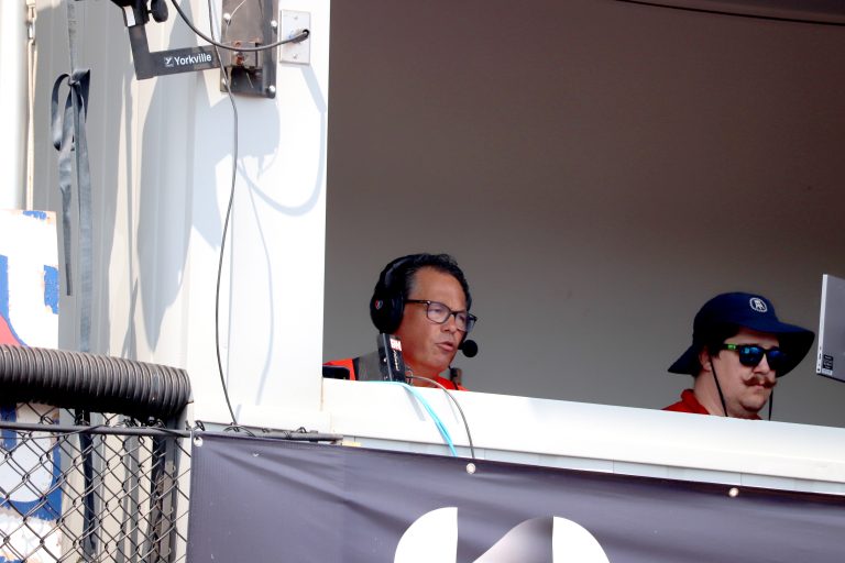 Loubardias behind mic for WBSC Group B qualifier
