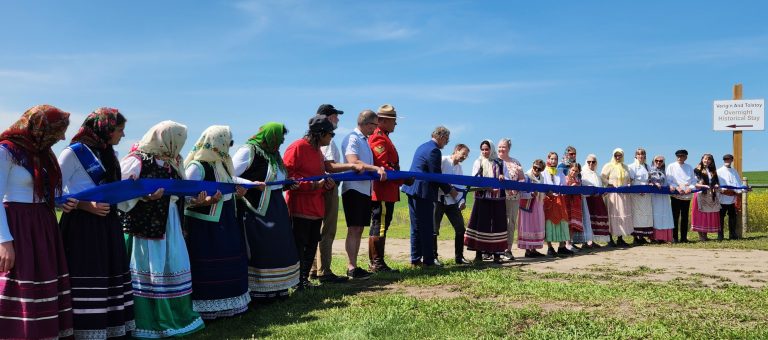 Doukhobor Dugout House celebrates opening of the Verigin and Tolstoy Overnight Historical Stay