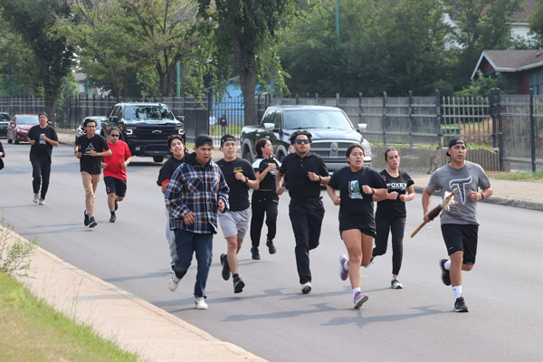 Lance run makes its way through Prince Albert