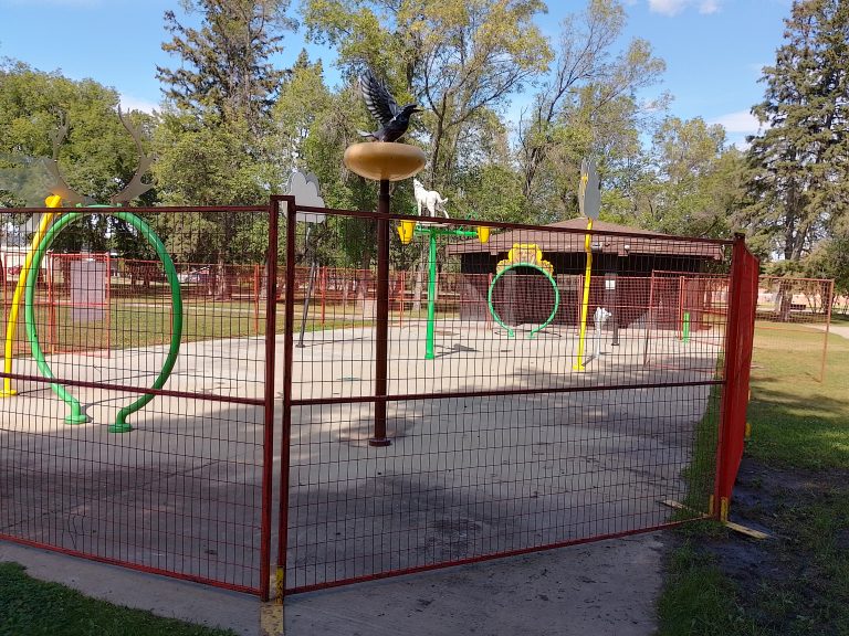 Kinsmen Spray Park closed due to vandalism