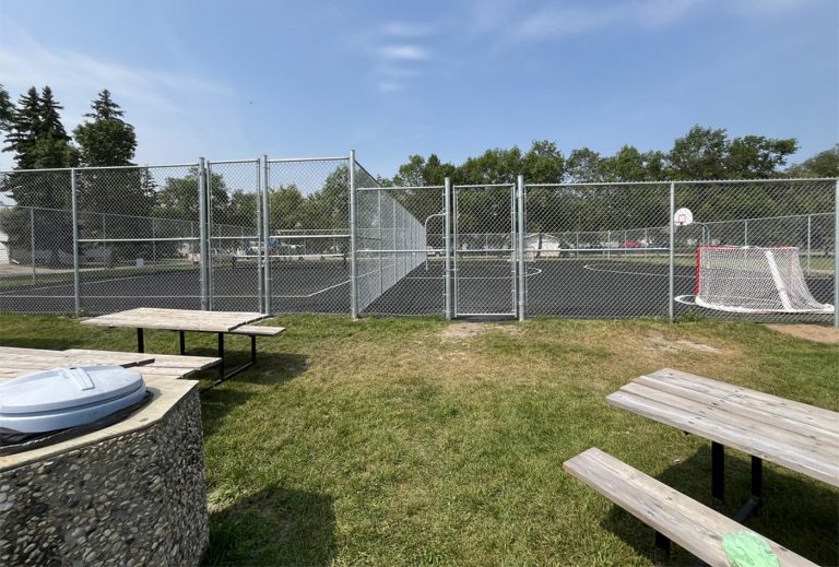 Tisdale Lions park opens sport court rejuvenation project