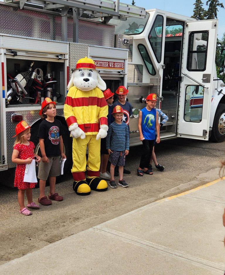 Fire Safety Event at Wapiti Library