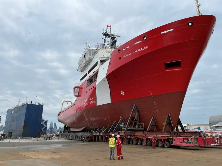 Seaspan launches new cutting-edge Canadian Coast Guard research vessel