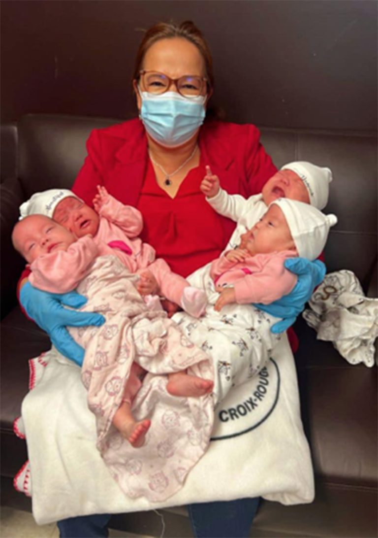 LLRIB welcomes quadruplets to the community